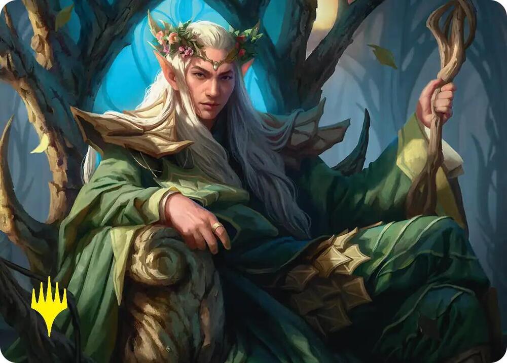 Thranduil the Elvenking Art Card Gold Stamped 22 (Art Series: The Hobbit)  | Good Games Modbury