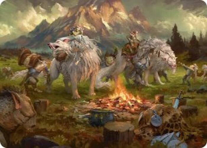 Mount Gundabad Mobilizes Art Card 54 (Art Series: The Hobbit)  | Good Games Modbury