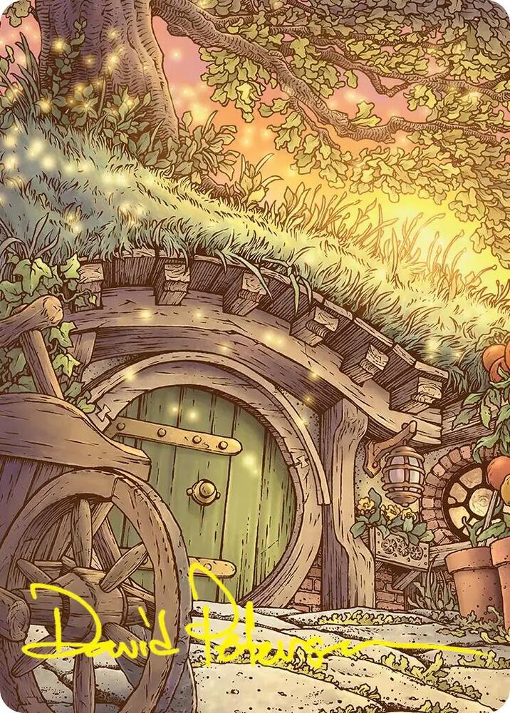 Plains Summer Art Card Gold Stamped Signature 45 (Art Series: The Hobbit)  | Good Games Modbury