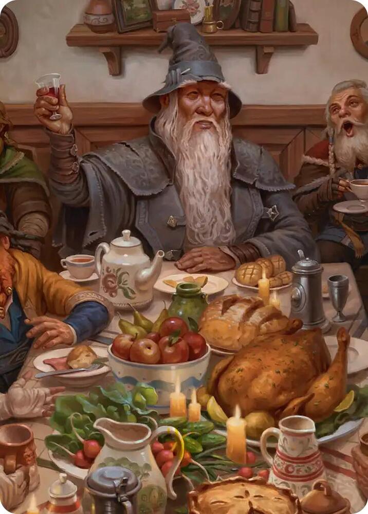 Gandalf Party Guest Art Card 2 12 2 (Art Series: The Hobbit)  | Good Games Modbury