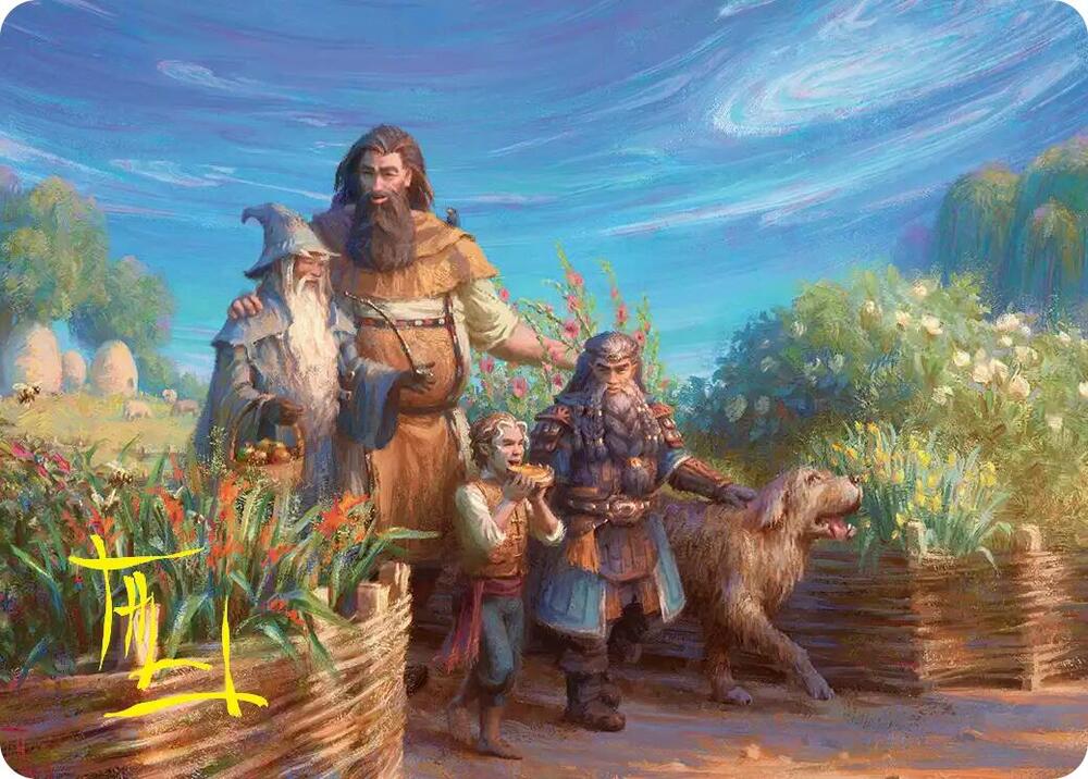 Beorns Hospitality Art Card Gold Stamped Signature 20 (Art Series: The Hobbit)  | Good Games Modbury