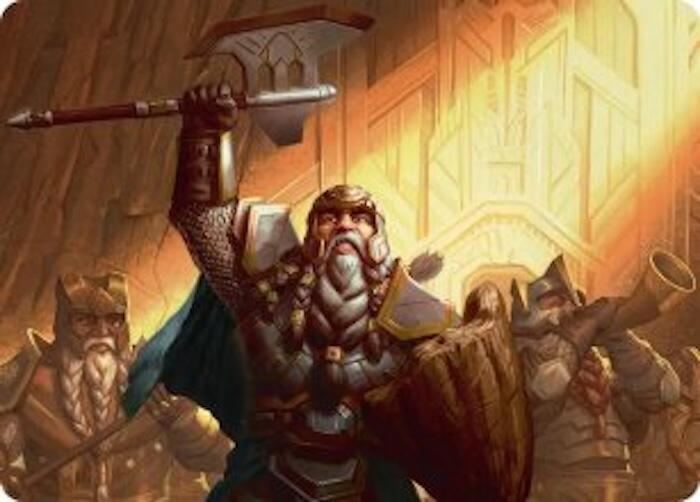 Thorin Companys Leader Art Card 47 (Art Series: The Hobbit)  | Good Games Modbury