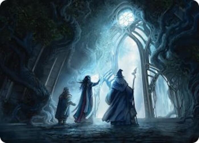Uncover the Moon Letters Art Card 13 (Art Series: The Hobbit)  | Good Games Modbury