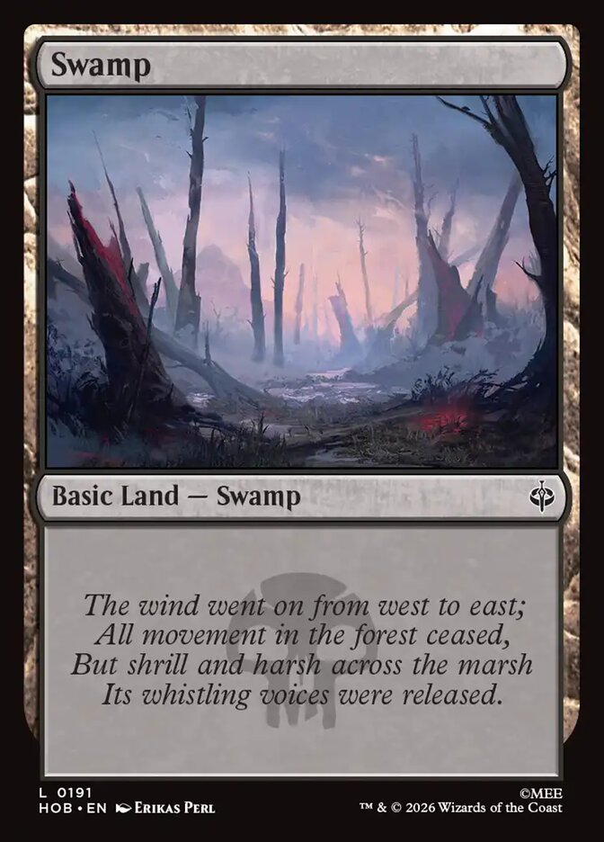 Swamp 191 (The Hobbit)  - Foil | Good Games Modbury