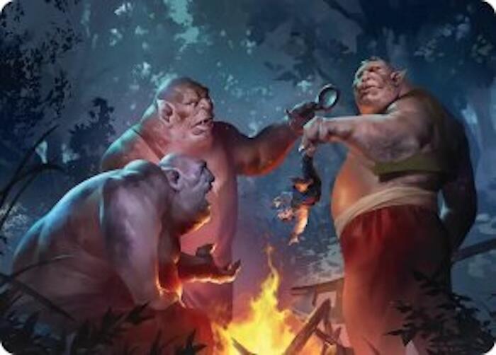 Tom Bert and William Art Card 25 (Art Series: The Hobbit)  | Good Games Modbury
