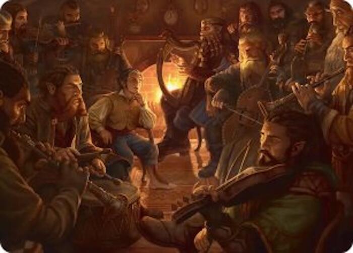 An Unexpected Party Art Card 6 (Art Series: The Hobbit)  | Good Games Modbury