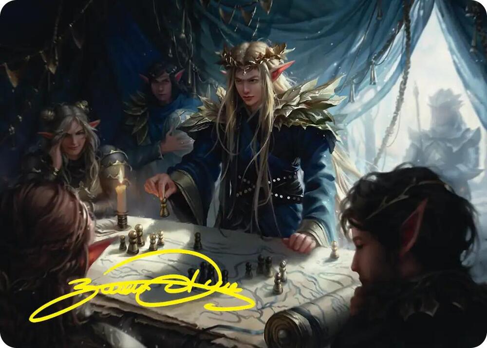 Thranduil the Strategist Art Card Gold Stamped Signature 49 (Art Series: The Hobbit)  | Good Games Modbury