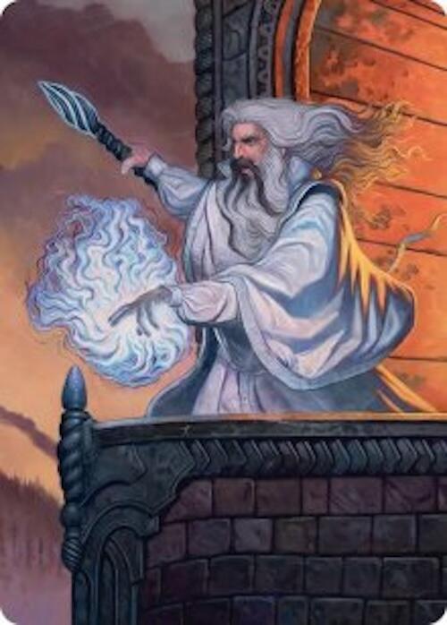 Saruman of Many Colors Art Card 35 (Art Series: The Hobbit)  | Good Games Modbury