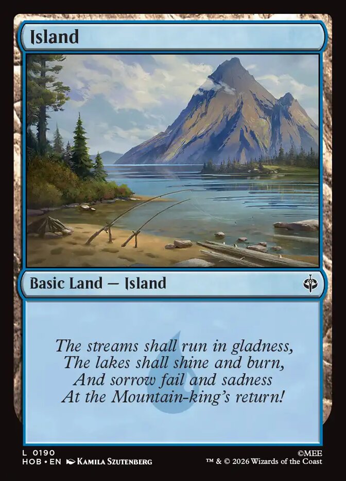 Island 190 (The Hobbit)  - Foil | Good Games Modbury