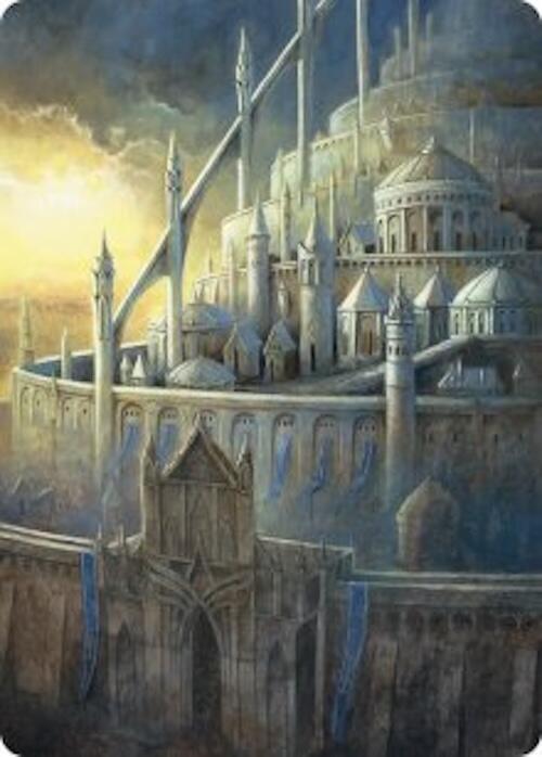 Minas Tirith Art Card 38 (Art Series: The Hobbit)  | Good Games Modbury
