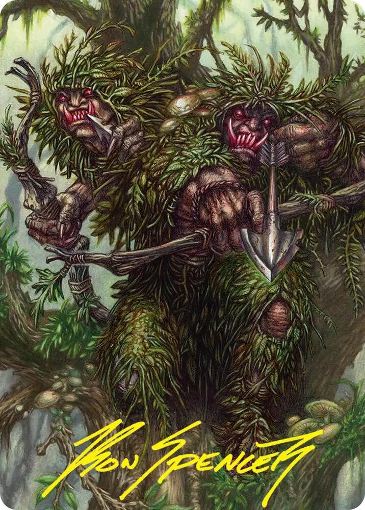 Orcish Bowmasters Art Card Gold Stamped Signature 30 (Art Series: The Hobbit)  | Good Games Modbury