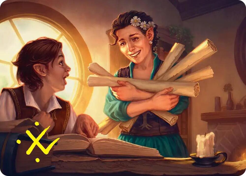 Belladonna Took Art Card Gold Stamped Signature 2 (Art Series: The Hobbit)  | Good Games Modbury