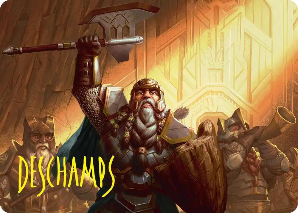 Thorin Companys Leader Art Card Gold Stamped Signature 47 (Art Series: The Hobbit)  | Good Games Modbury