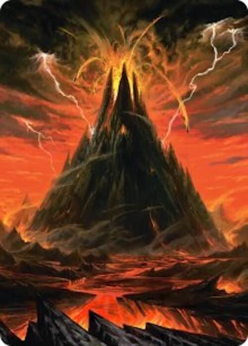 Mount Doom Art Card 39 (Art Series: The Hobbit)  | Good Games Modbury