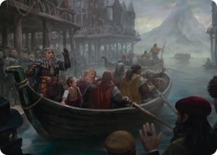 Uneasy Partings Art Card 14 (Art Series: The Hobbit)  | Good Games Modbury