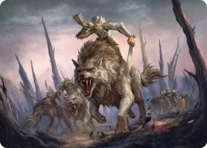 Signal the Onslaught Art Card 52 (Art Series: The Hobbit)  | Good Games Modbury