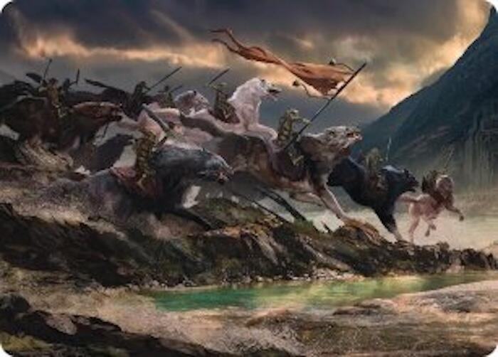 Tide of Fury and Disorder Art Card 53 (Art Series: The Hobbit)  | Good Games Modbury