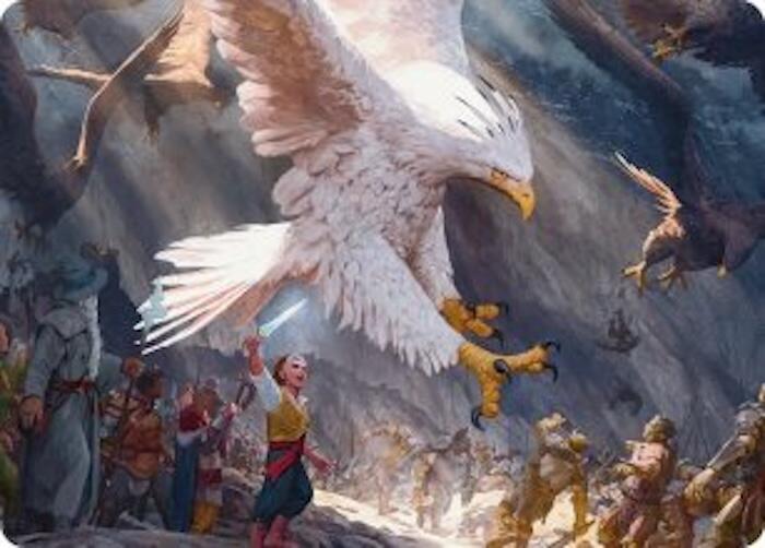 The Eagles Are Coming Art Card 3 (Art Series: The Hobbit)  | Good Games Modbury