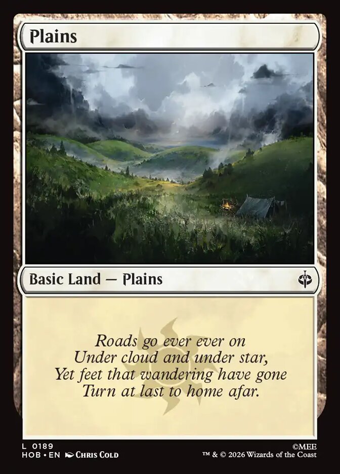 Plains 189 (The Hobbit)  - Foil | Good Games Modbury
