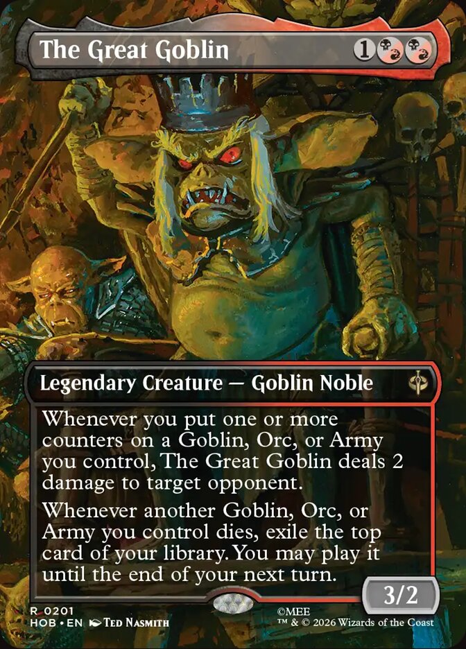 The Great Goblin 201 (The Hobbit)  - Foil | Good Games Modbury