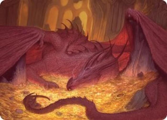 Smaug the Magnificent Art Card 43 (Art Series: The Hobbit)  | Good Games Modbury