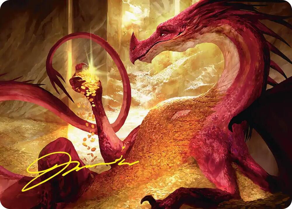 Gleaming Splendor Art Card Gold Stamped Signature 4 (Art Series: The Hobbit)  | Good Games Modbury