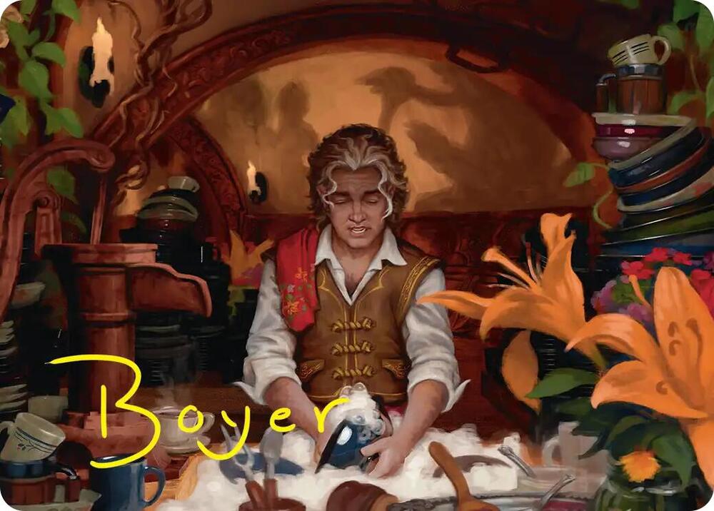 Confusticate and Bebother Art Card Gold Stamped Signature 8 (Art Series: The Hobbit)  | Good Games Modbury