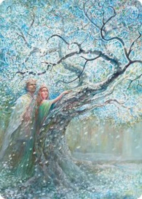 Flowering of the White Tree Art Card 27 (Art Series: The Hobbit)  | Good Games Modbury