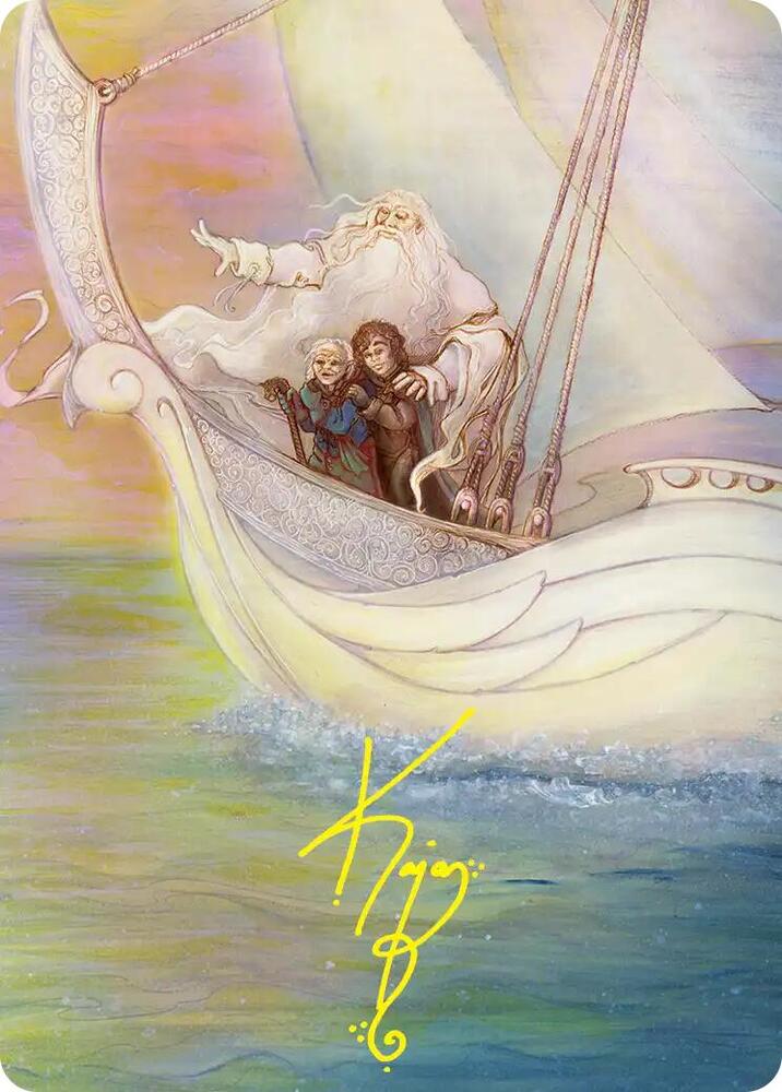 Dawn of a New Age Art Card Gold Stamped Signature 26 (Art Series: The Hobbit)  | Good Games Modbury