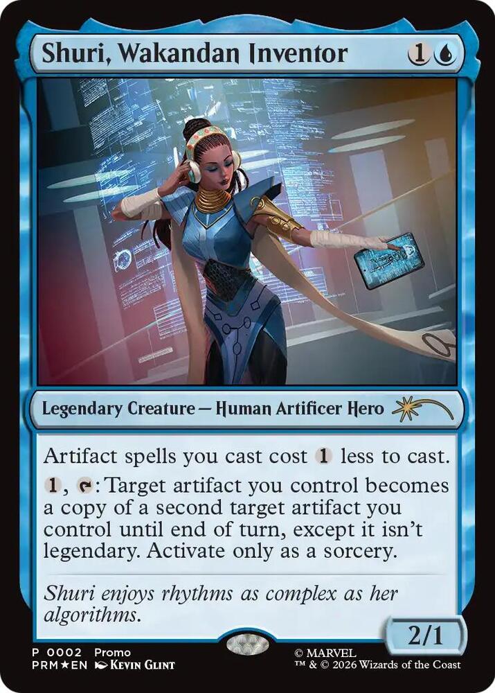 Shuri Wakandan Inventor 2 (Media Promos)  - Foil | Good Games Modbury