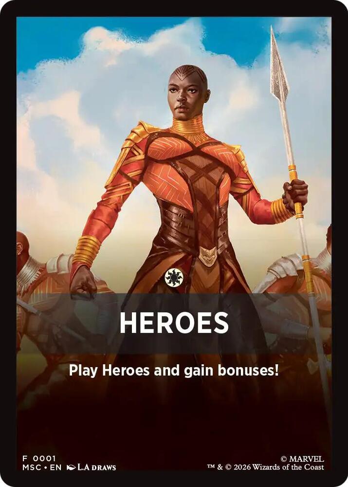 Heroes Theme Card 1 (Commander: Marvel Super Heroes)  | Good Games Modbury