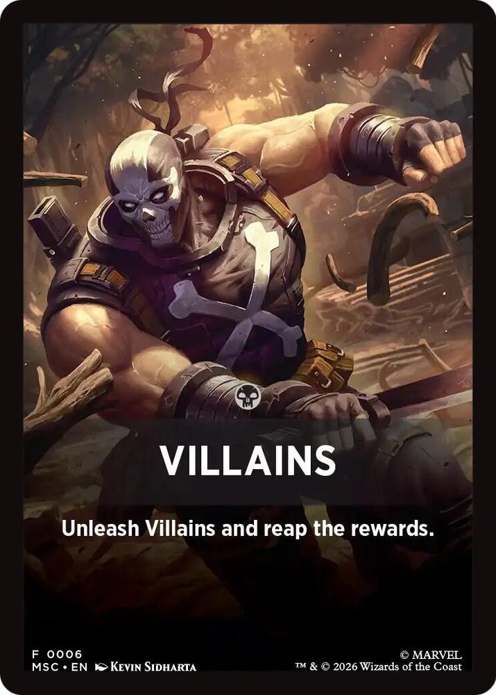 Villains Theme Card 6 (Commander: Marvel Super Heroes)  | Good Games Modbury