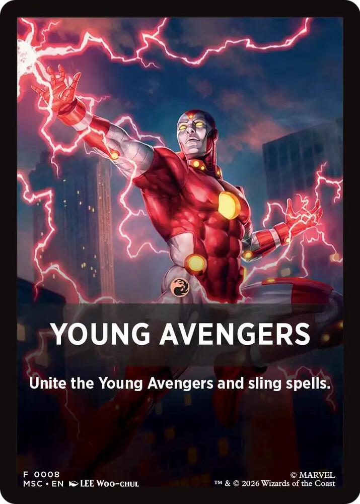 Young Avengers Theme Card 0008 8 (Commander: Marvel Super Heroes)  | Good Games Modbury
