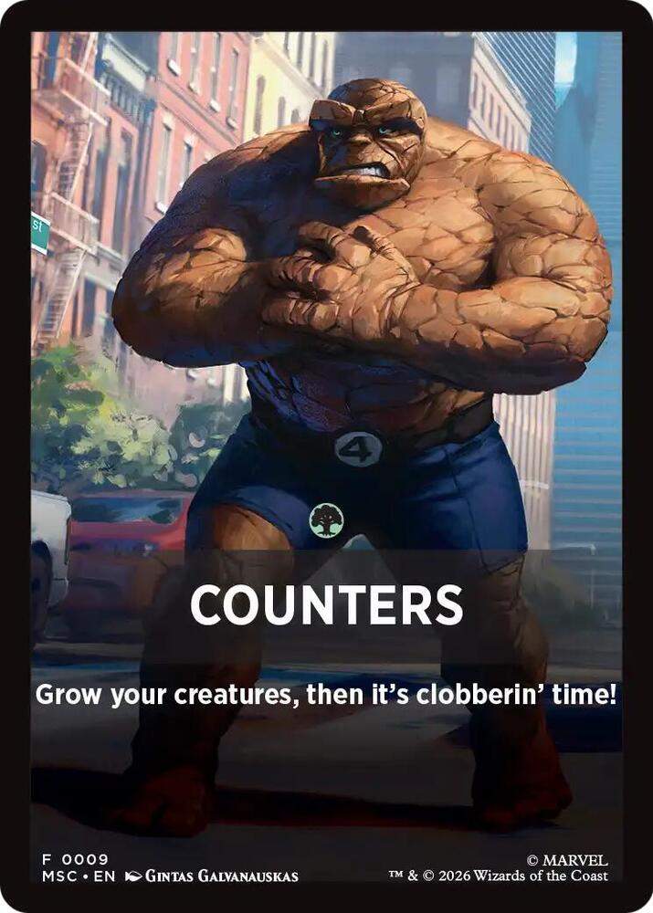 Counters Theme Card 9 (Commander: Marvel Super Heroes)  | Good Games Modbury