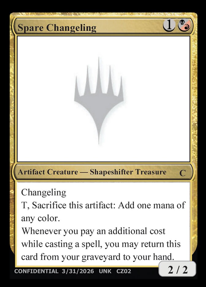 Spare Changeling  (Un-Known Event Playtest Cards)  | Good Games Modbury