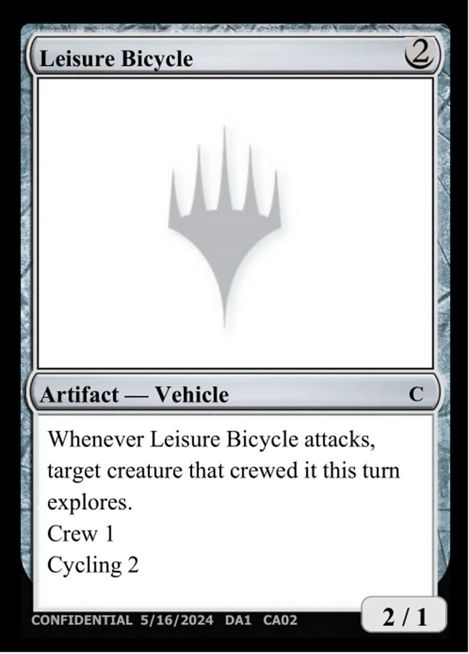 Leisure Bicycle  (Un-Known Event Playtest Cards)  | Good Games Modbury