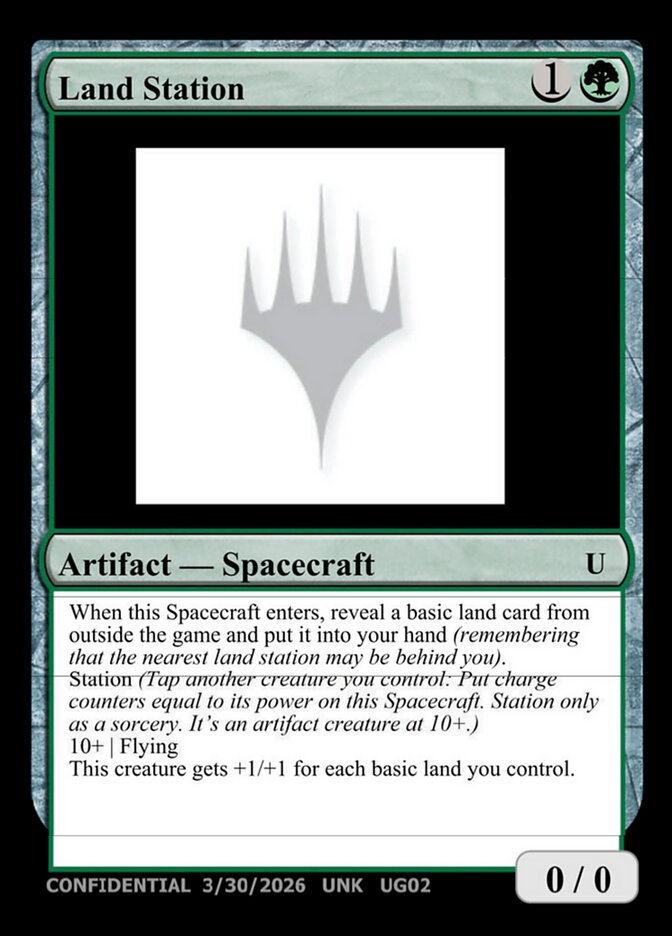 Land Station  (Un-Known Event Playtest Cards)  | Good Games Modbury