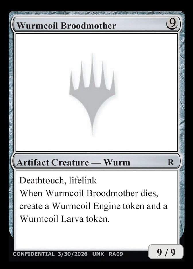 Wurmcoil Broodmother  (Un-Known Event Playtest Cards)  | Good Games Modbury