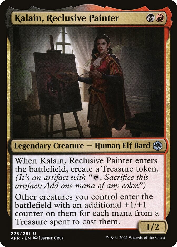 Kalain, Reclusive Painter 225/281 (Adventures in the Forgotten Realms)  | Good Games Modbury