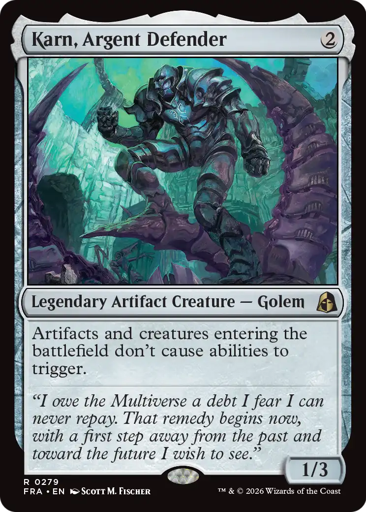 Karn, Argent Defender 279 (Reality Fracture)  | Good Games Modbury