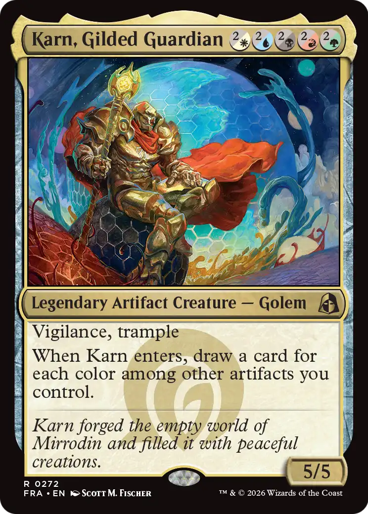 Karn, Gilded Guardian 272 (Reality Fracture)  | Good Games Modbury