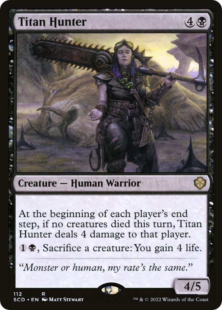 Titan Hunter 112/352 (Starter Commander Decks)  | Good Games Modbury