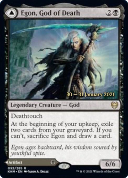 Egon God of Death 92s/1 (Prerelease Cards)  - Foil | Good Games Modbury