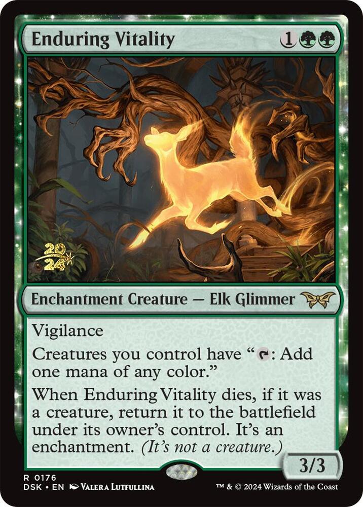Enduring Vitality 176s/180 (Prerelease Cards)  - Foil | Good Games Modbury