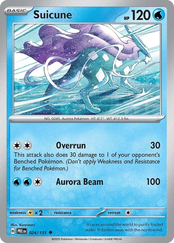 Suicune (024/131) [Scarlet & Violet: Prismatic Evolutions] | Good Games Modbury