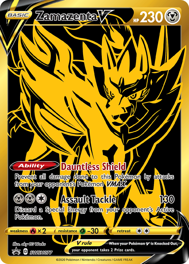 Zamazenta V (SWSH077) [Sword & Shield: Black Star Promos] | Good Games Modbury