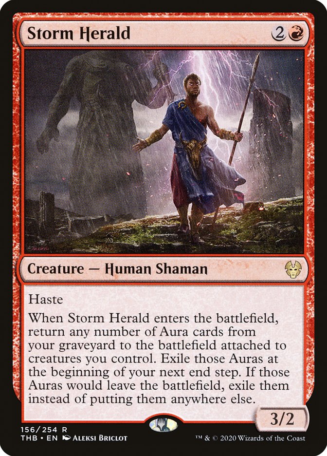 Storm Herald 156/254 (Theros Beyond Death)  - Foil | Good Games Modbury