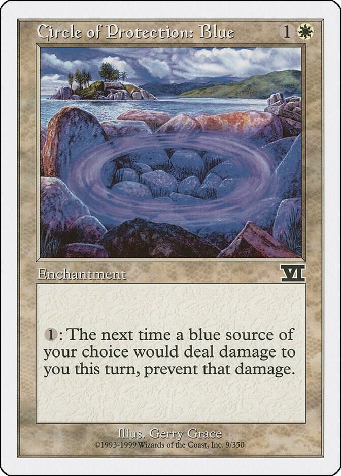 Circle of Protection: Blue 9/350 (Classic Sixth Edition)  | Good Games Modbury