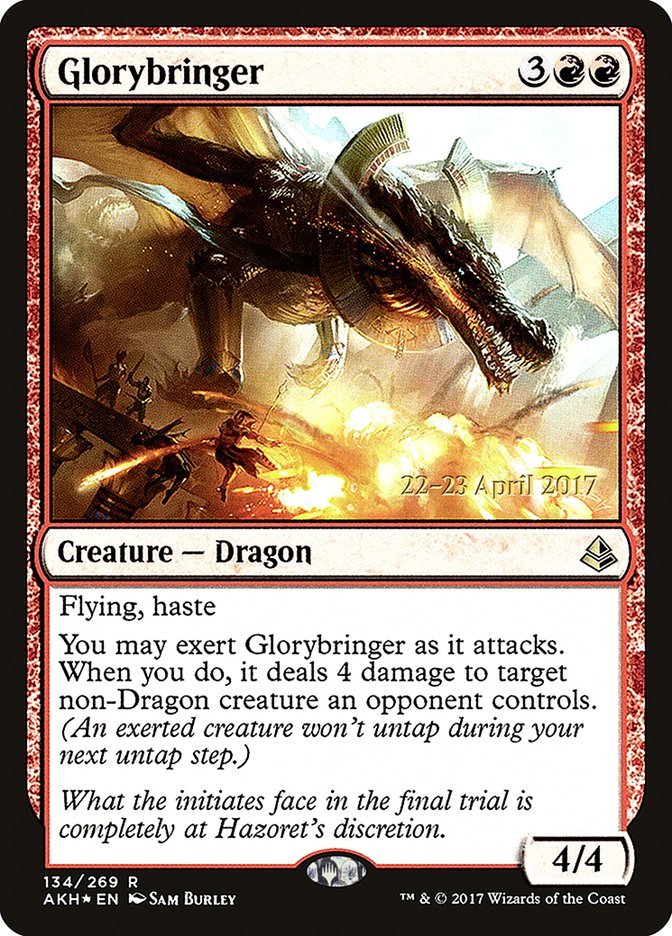 Glorybringer [Amonkhet Prerelease Promos] | Good Games Modbury