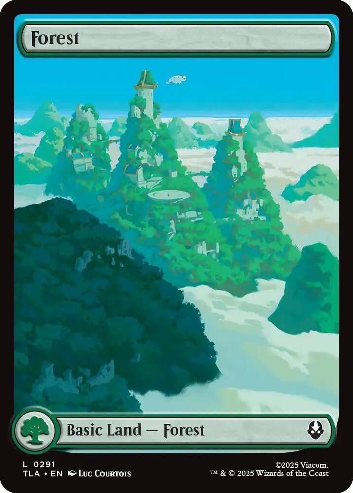 Forest 0291 291 (Avatar: The Last Airbender)  - Full Art Foil | Good Games Modbury